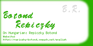 botond repiczky business card